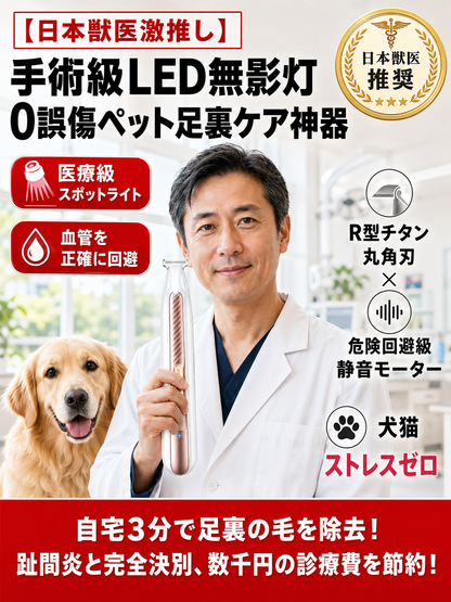 PawGroom™ 防水ペットバリカン